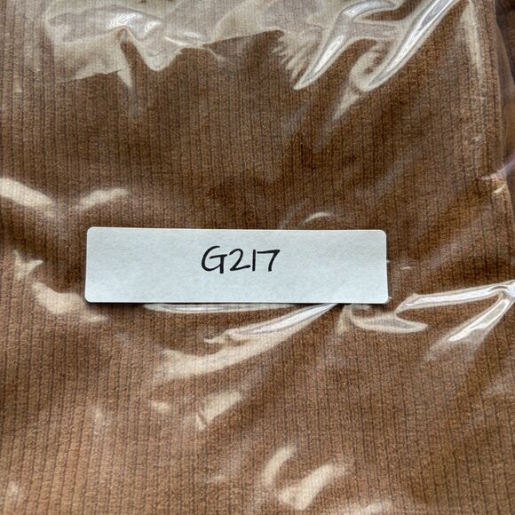 aerie Groove On Corduroy Flare Pants Pull On Elastic Waist Beige Small G217 - Picture 12 of 12